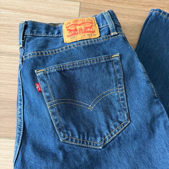 Levi’s 516 Blue Denim Jeans - Picture 2 of 5